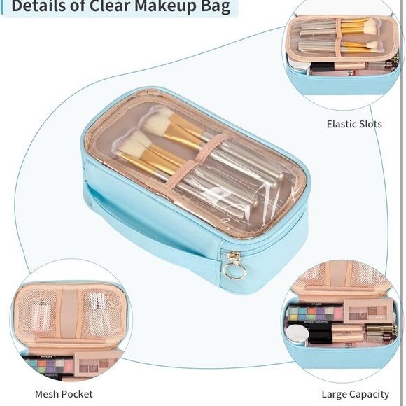 Transparent Waterproof Makeup Bag - Picture 2 of 5